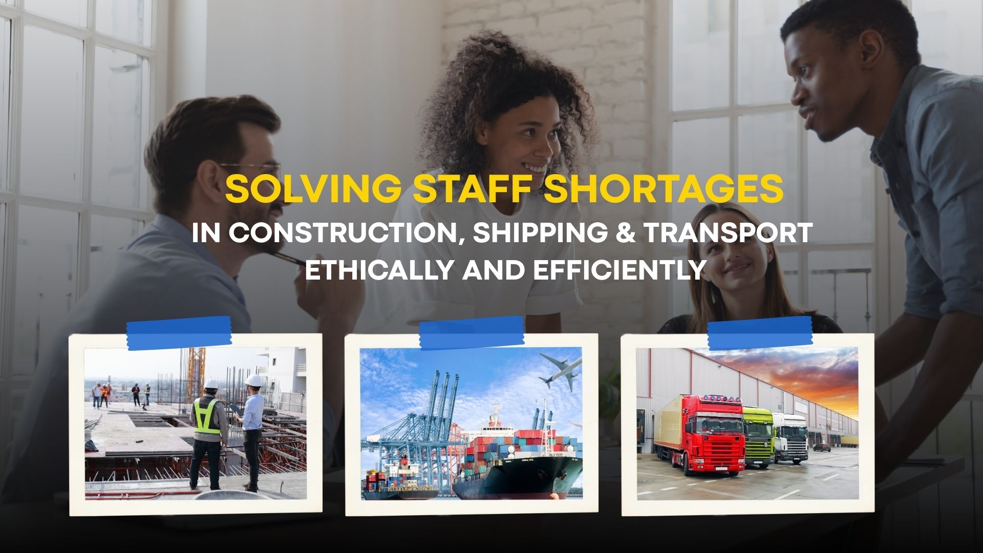 Solving Staff Shortages in Construction, Shipping & Transport — Ethically and Efficiently